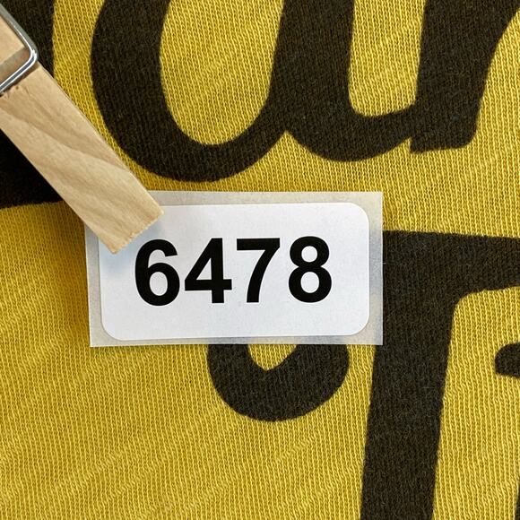 Sundry Yellow Graphic "Take A Trip" Tie Back Short Sleeve T-Shirt Size 1/Small - Picture 12 of 12